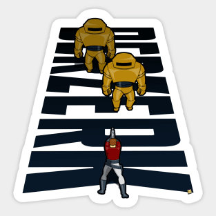 going berserk Sticker